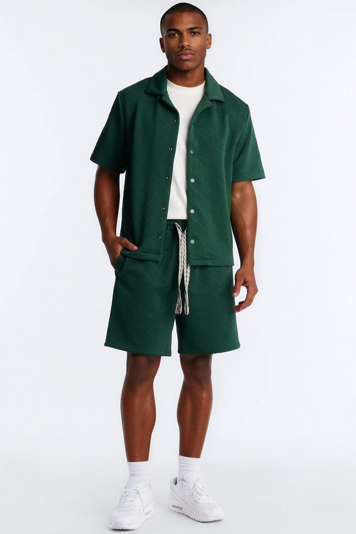 Duke Relaxed Short - Hunter Green