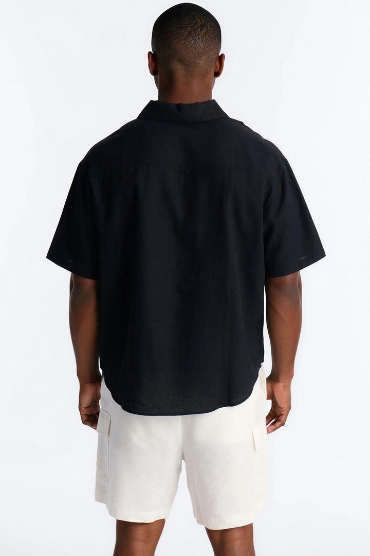 Bahamas Easy Flow Short Sleeve Shirt - Black