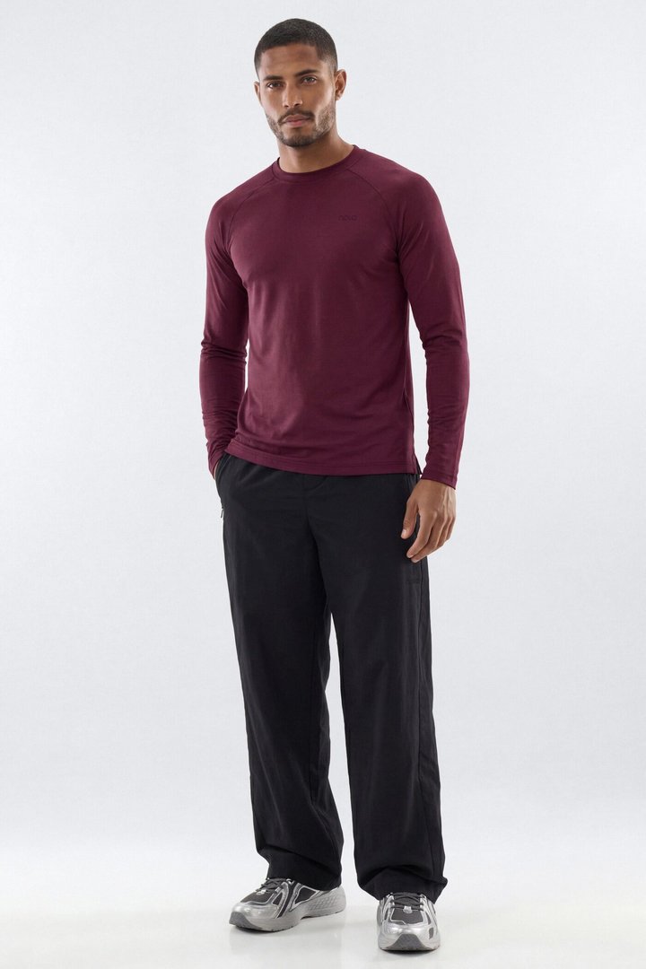 HexTech™ Long Sleeve Active Top - Merlot