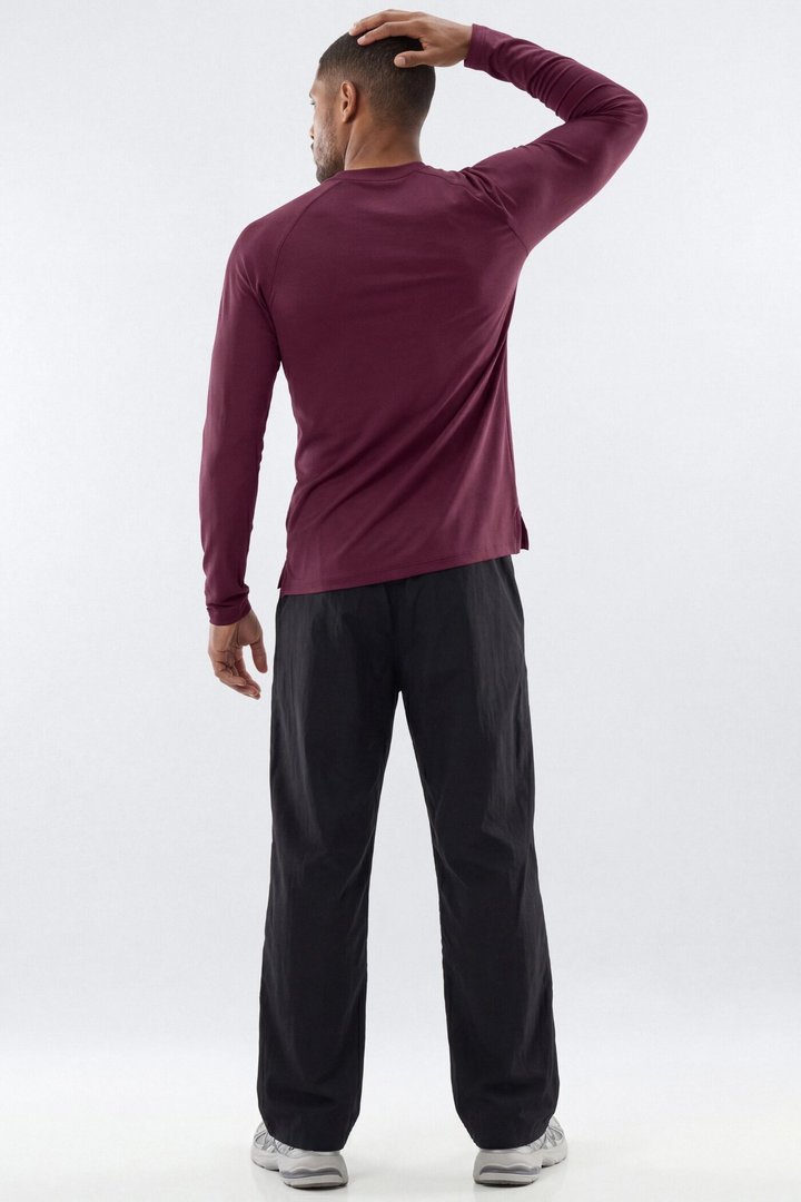 HexTech™ Long Sleeve Active Top - Merlot