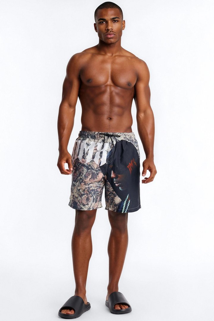 DMX Wildin' Out Swim Trunk 7″ - Camouflage