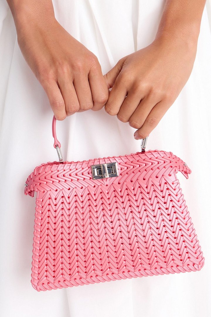 Vacation Season Jelly Satchel Bag - Pink