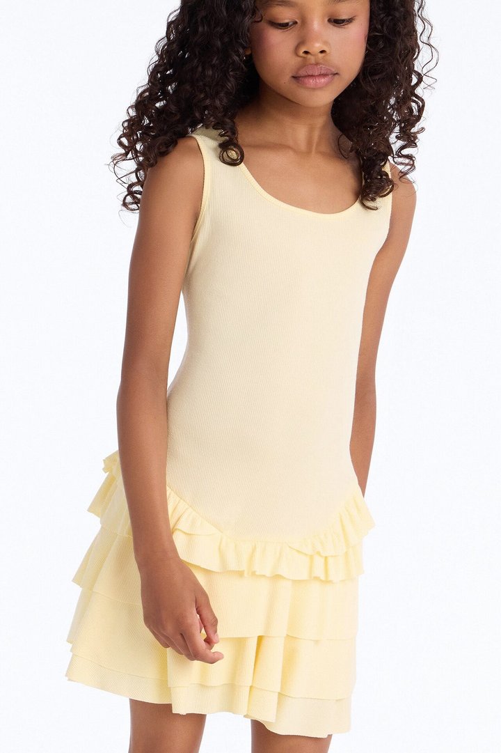 Mini Dare To Stand Out Dress - Yellow