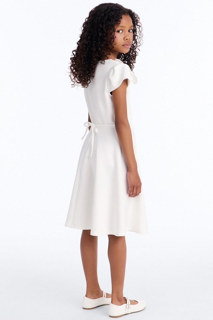 Mini Flawless Flowers Forever Dress - Off White
