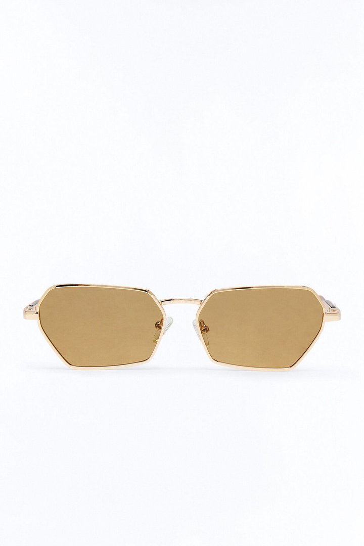 Abbot Kinney Blvd Sunglasses - Gold/Brown