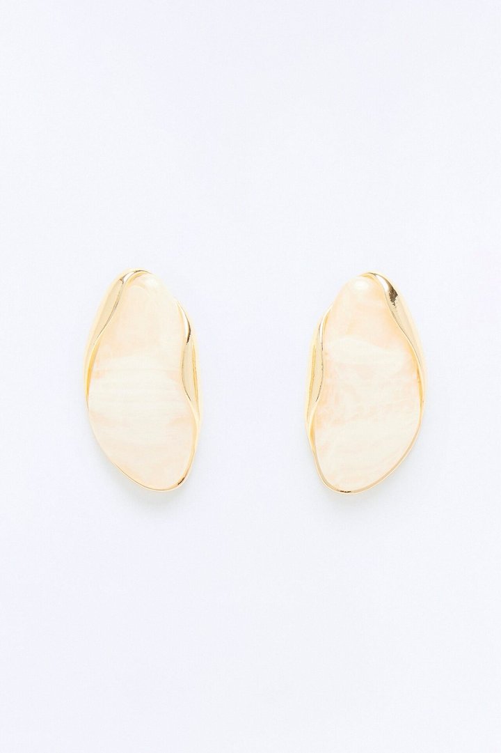Liliana Oversized Jeweled Stud Earrings - Gold/combo