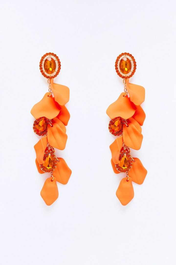 Summer's Finest Earrings - Orange