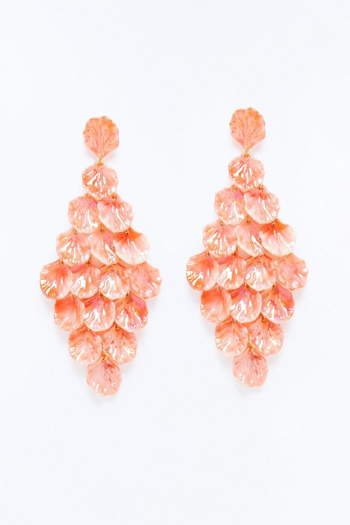Shellie Drop Earrings - Pink/combo