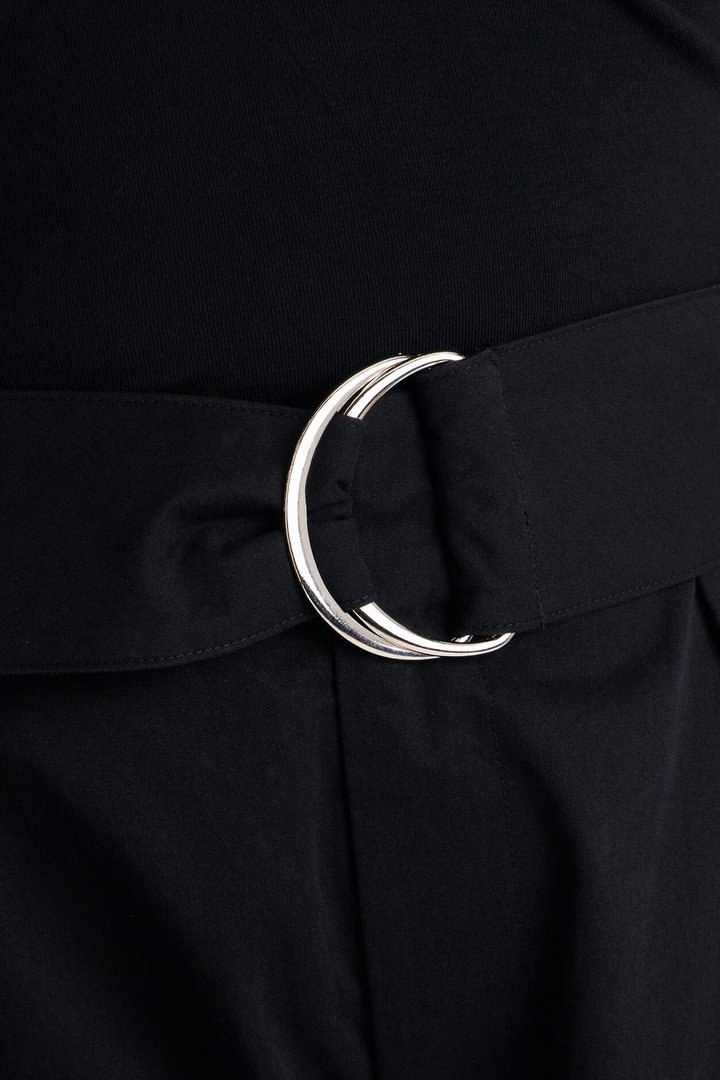Santee Barrel Belted Pant - Black