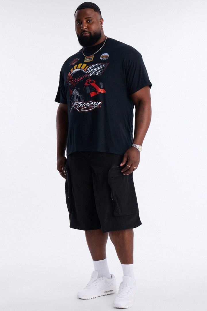 Pure Speed Racing Short Sleeve Tee - Black