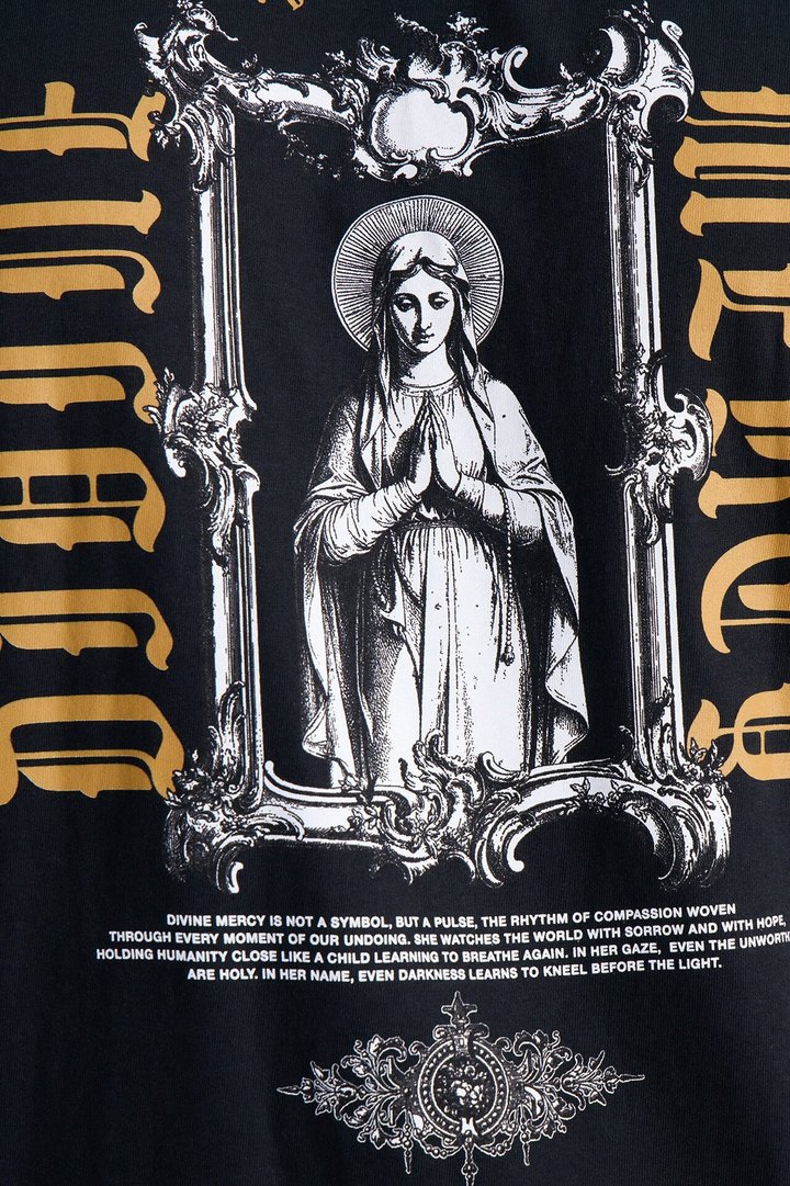 Divine Mercy Muscle Tee - Black