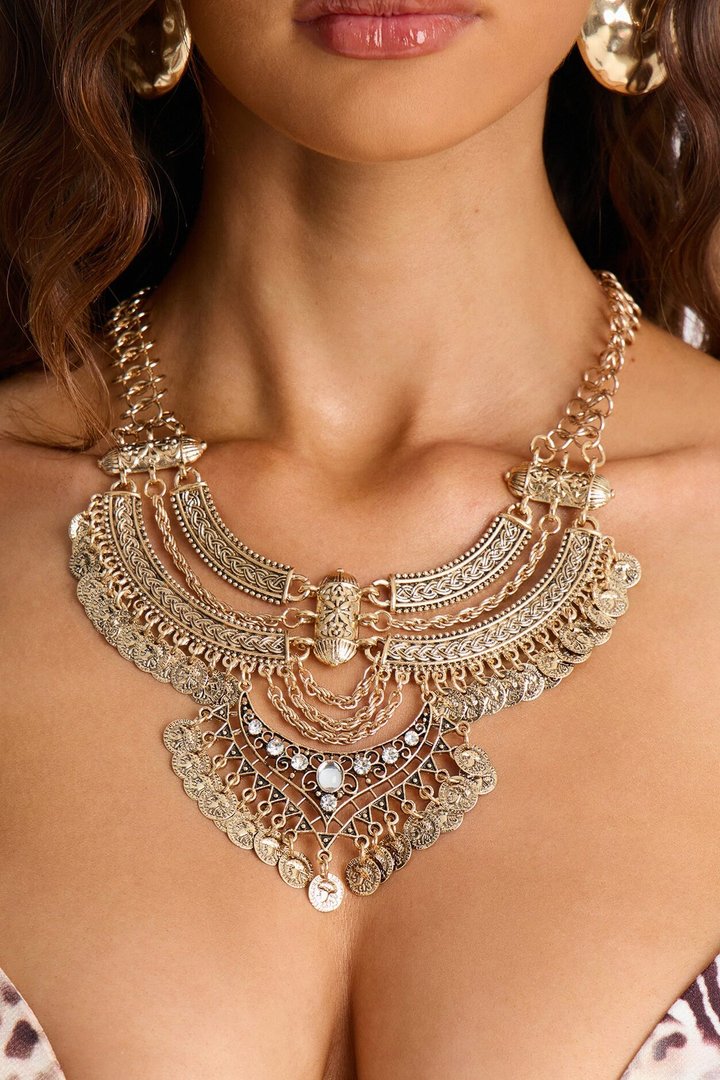 Tabatha Tribe Necklace - Gold