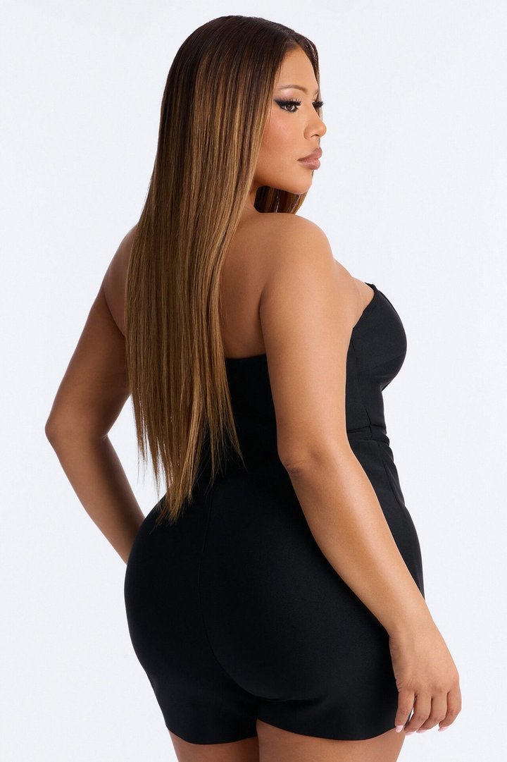 Someone To You Bandage Romper - Black