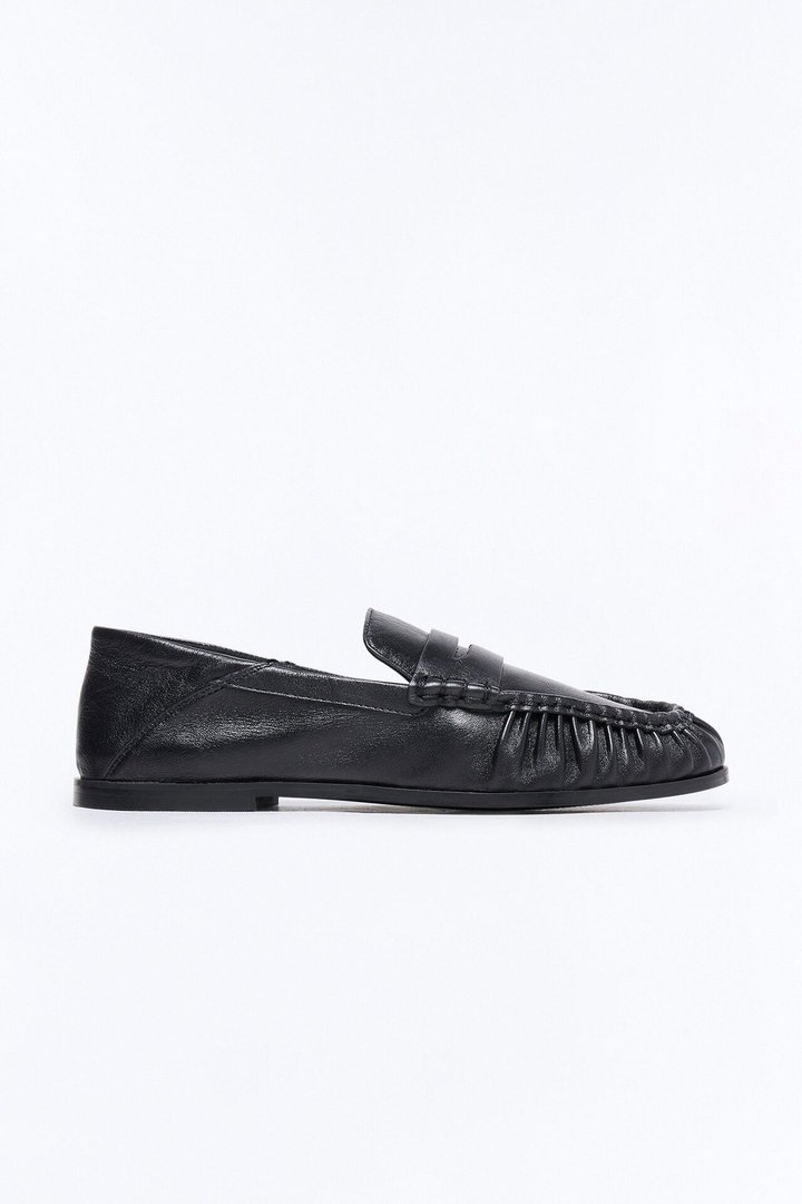 Steve Madden Stewart Leather Loafer - Black