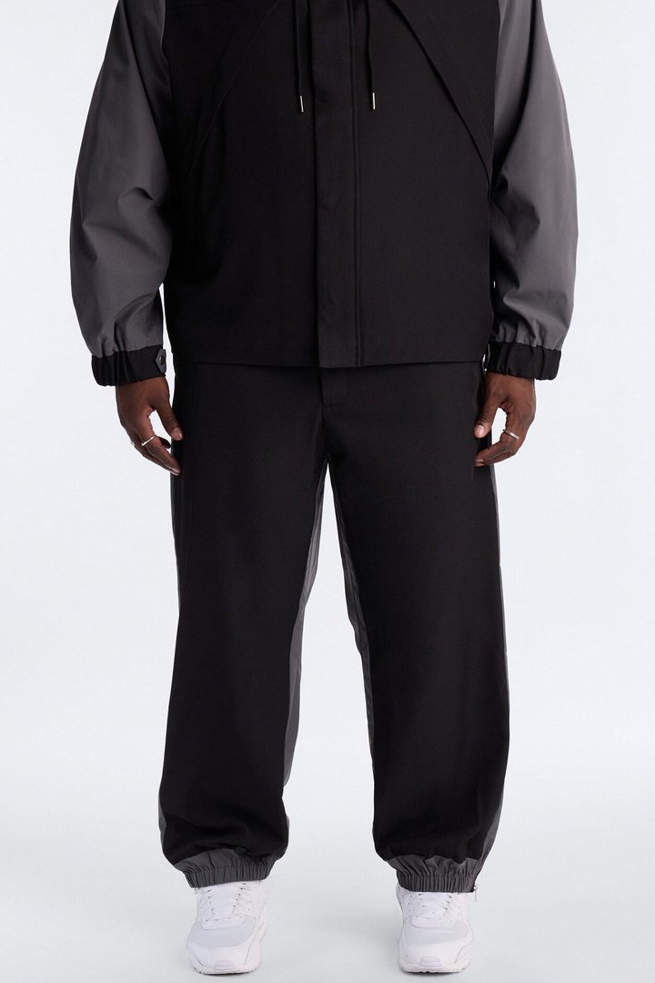 Straight Montalvo Mixed Worlds Trouser - Black