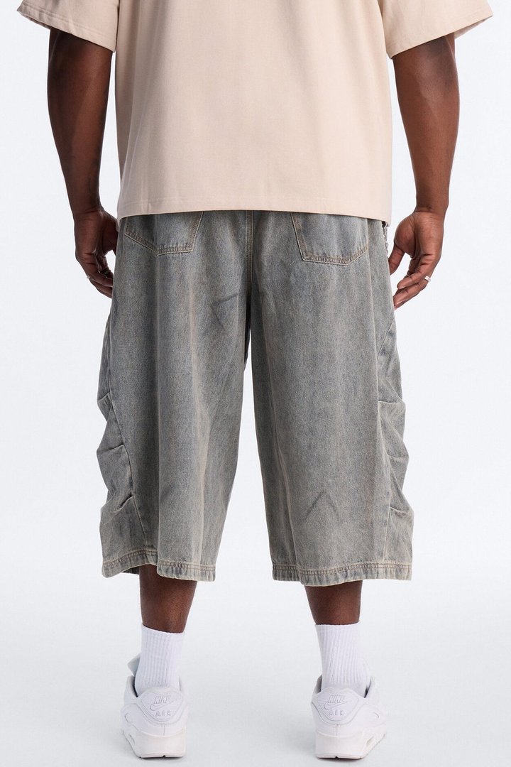 Barrel Chaos Denim Short - Vintage Wash
