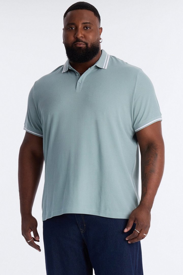 Wilson Short Sleeve Polo - Slate Blue