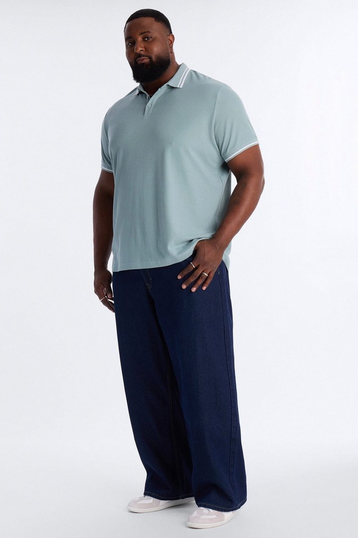 Wilson Short Sleeve Polo - Slate Blue