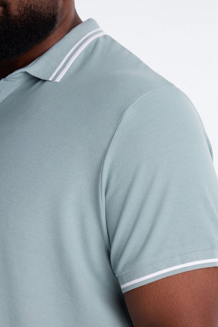 Wilson Short Sleeve Polo - Slate Blue