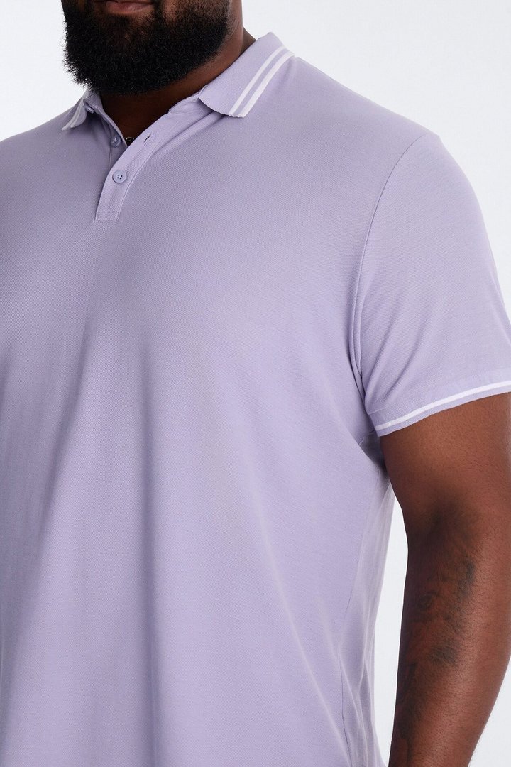 Wilson Short Sleeve Polo - Lavender