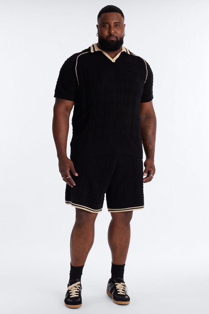 Relaxed Riviera Knit Short - Black