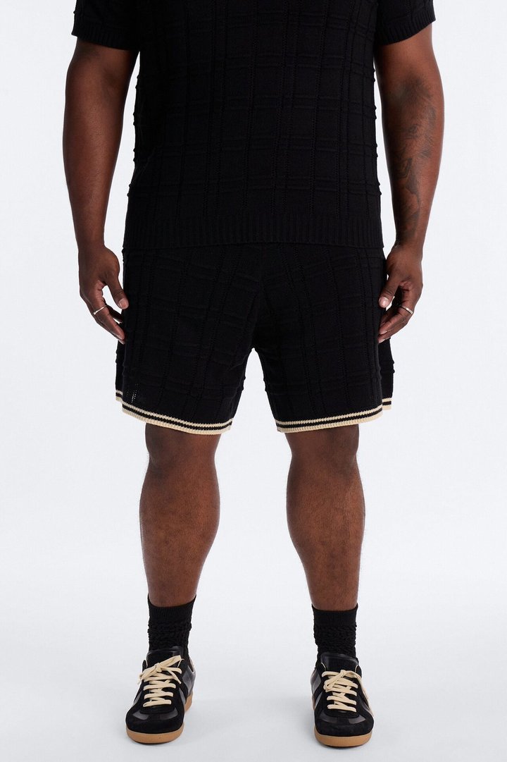 Relaxed Riviera Knit Short - Black