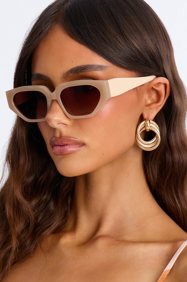 Slushy Sunday Sunglasses - Cream