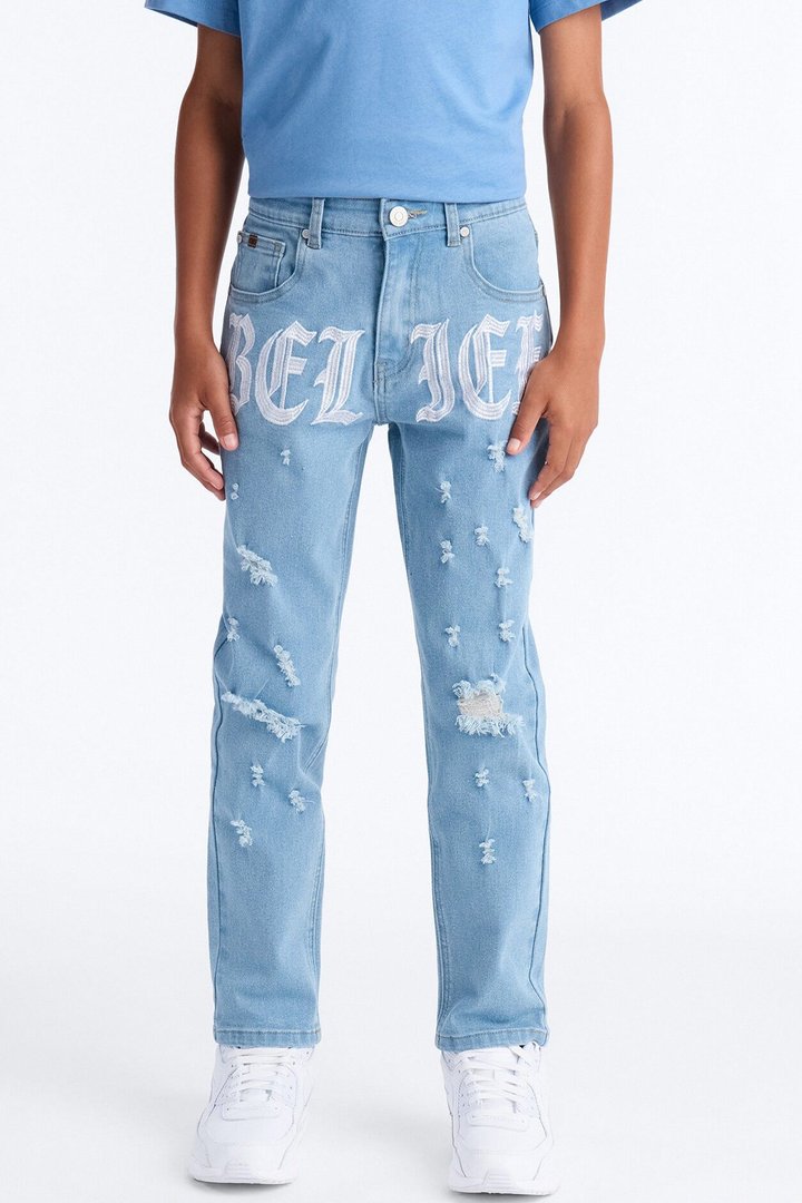 Mini Belief Skinny Jeans - Ice Blue