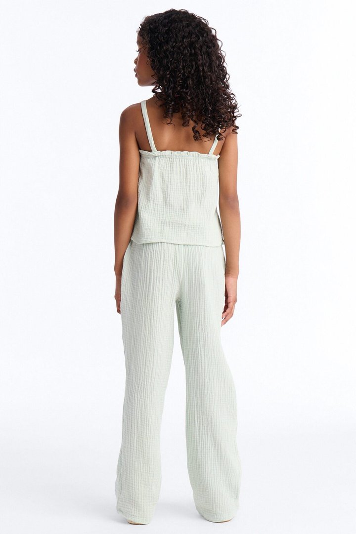 Mini Going With The Flow Pant Set - Sage