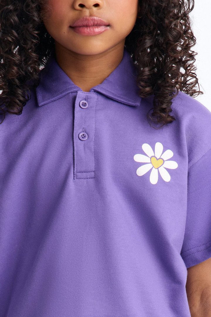 Mini Nice To Meet You Skort Set - Purple