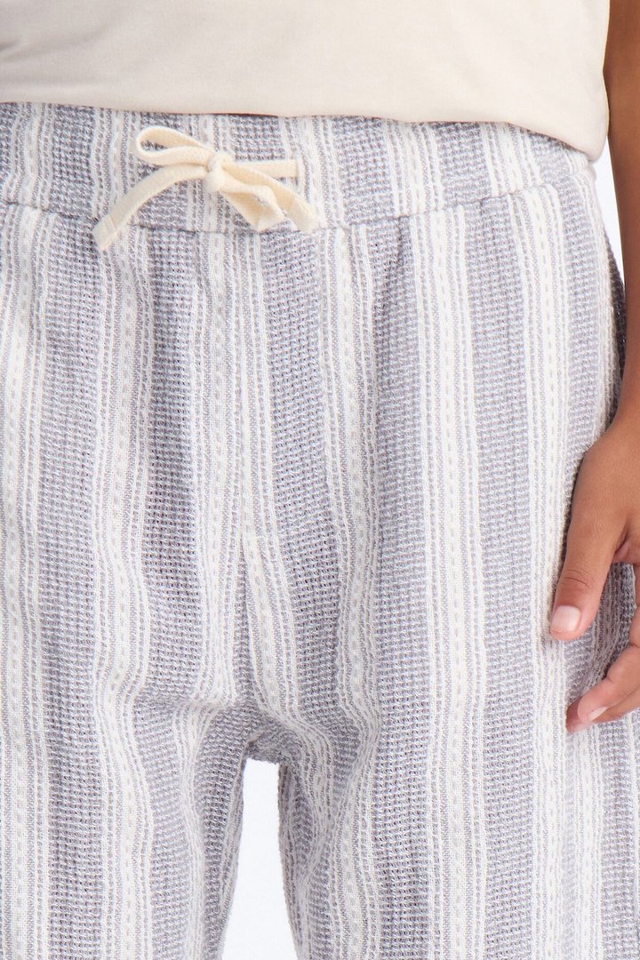 Mini Staying On Top Textured Shorts - Grey/combo