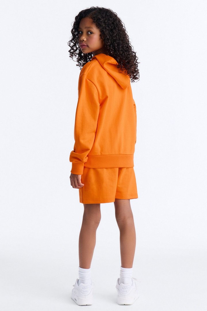 Mini No Rules Club French Terry Short Set - Orange