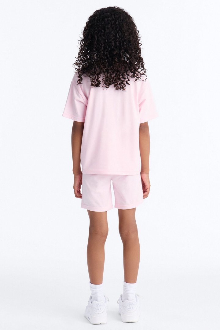 Mini I Love Me Forever Short Set - Pink