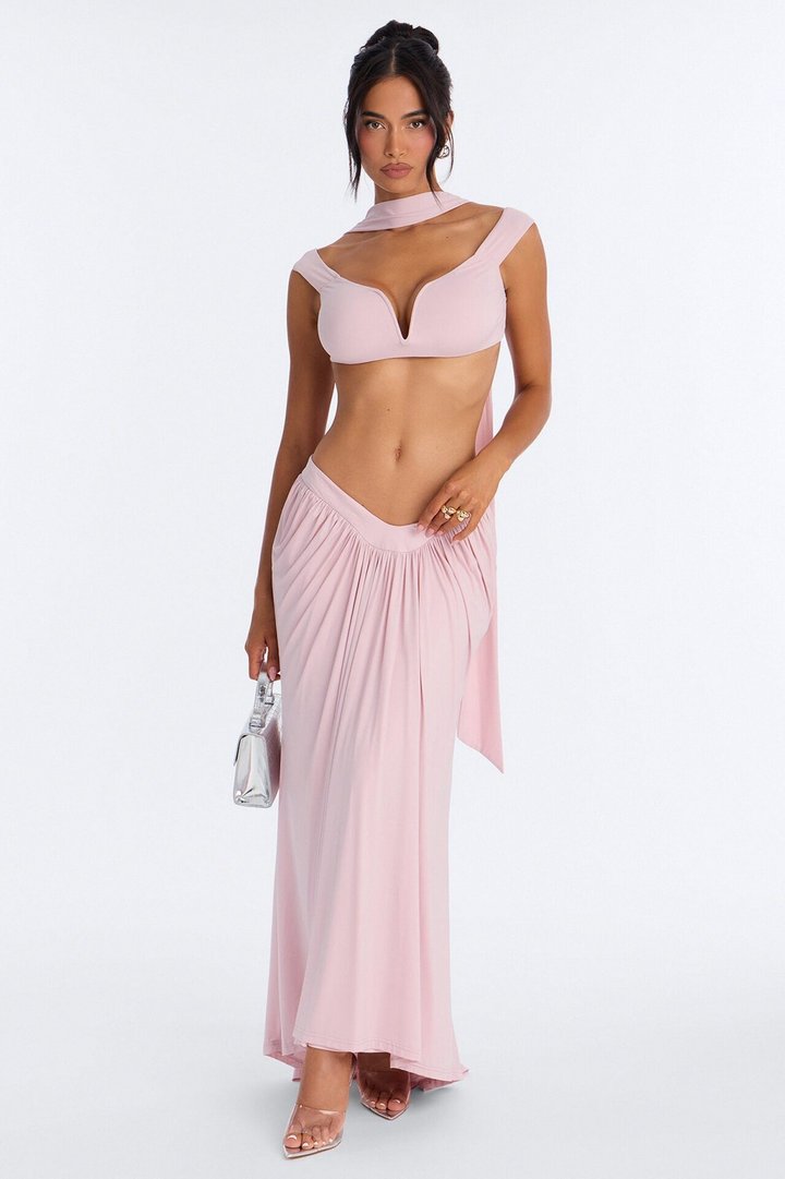 Fairytale Maxi Skirt Set - Light Pink