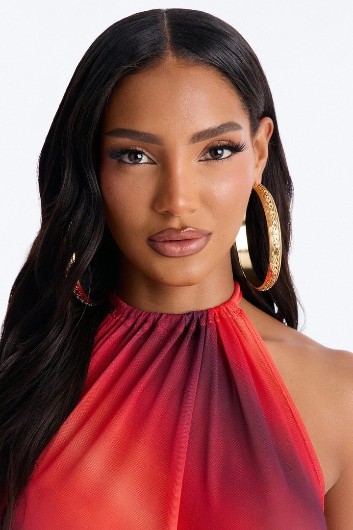 Boho Mirage Hoop Earrings - Gold