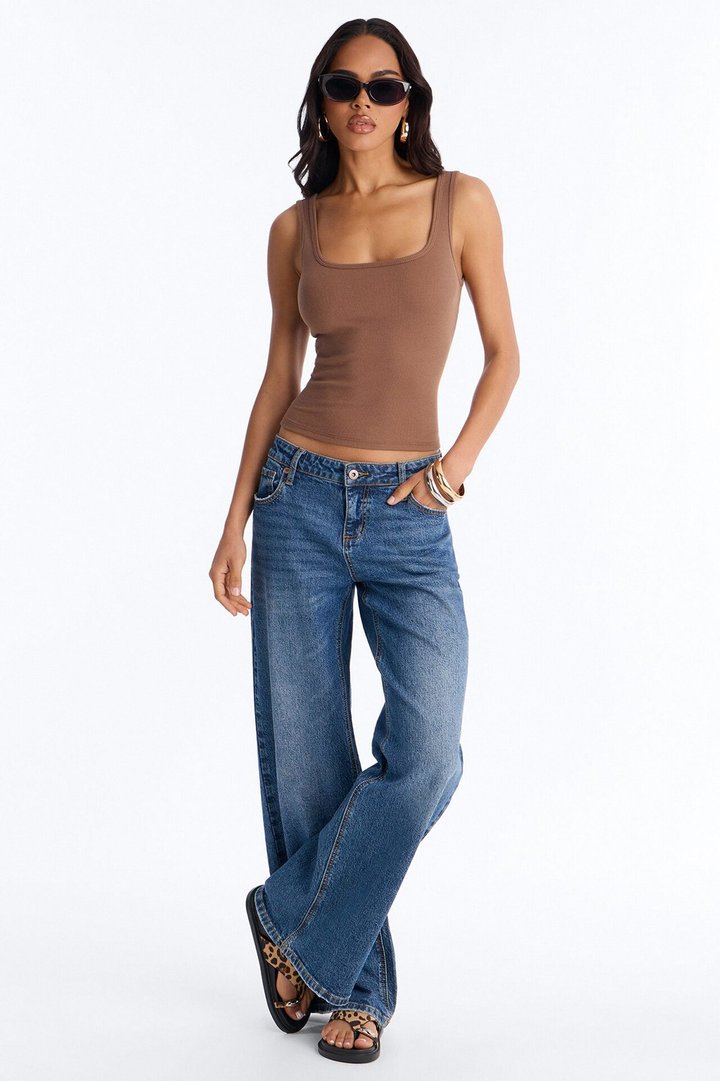 Keep It Classic Basic Tank Top - Mocha
