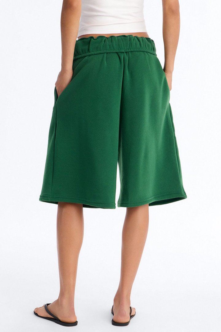Tessa Fleece Sweatshort - Hunter