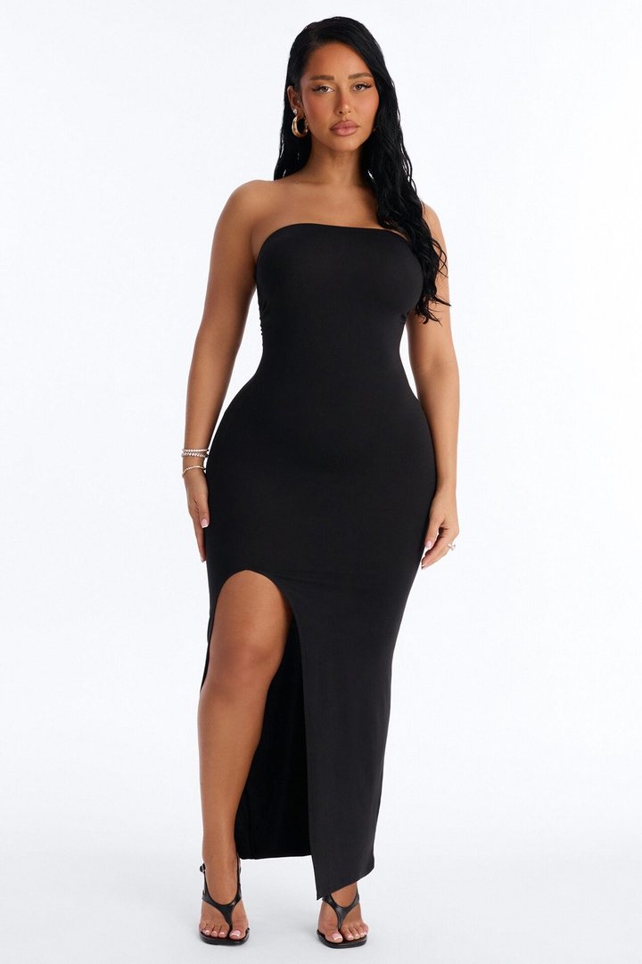 Larissa Strapless Maxi Dress - Black