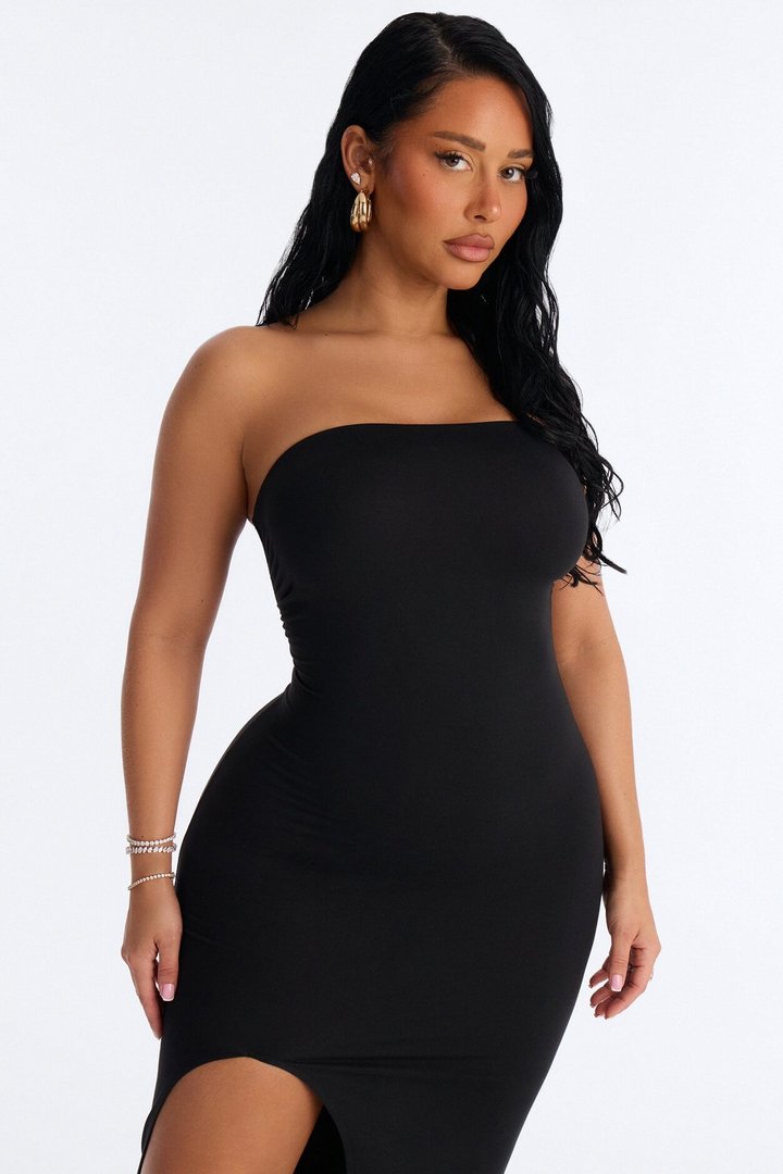 Larissa Strapless Maxi Dress - Black