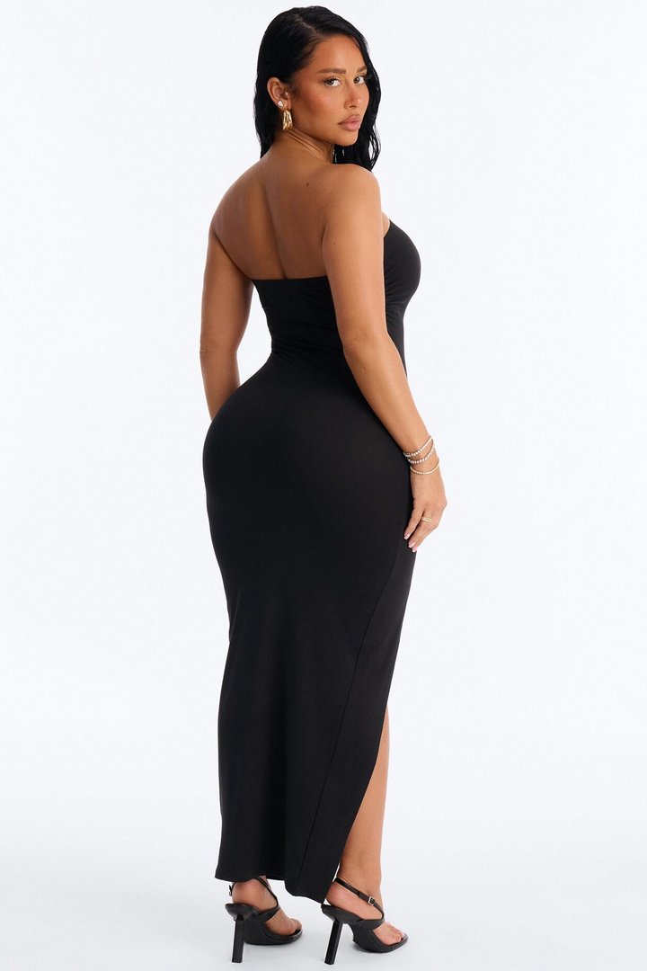 Larissa Strapless Maxi Dress - Black