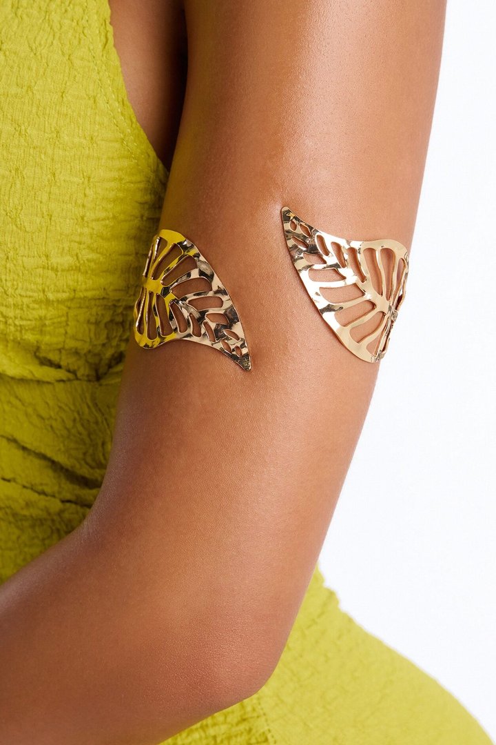 Beleaf In Yourself Arm Cuff - Gold
