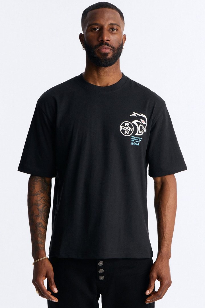 Dodge Hellcat Raise Hell Short Sleeve Tee - Black