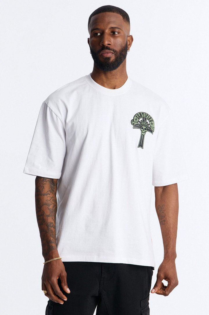 Mercy On Our Enemies Short Sleeve Tee - White