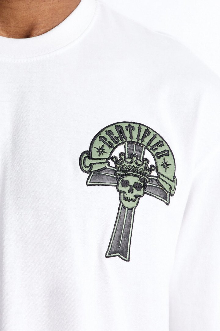 Mercy On Our Enemies Short Sleeve Tee - White