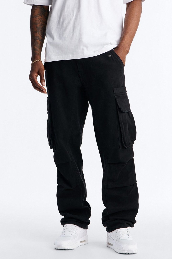 Straight Carter Point Utility Pant - Black