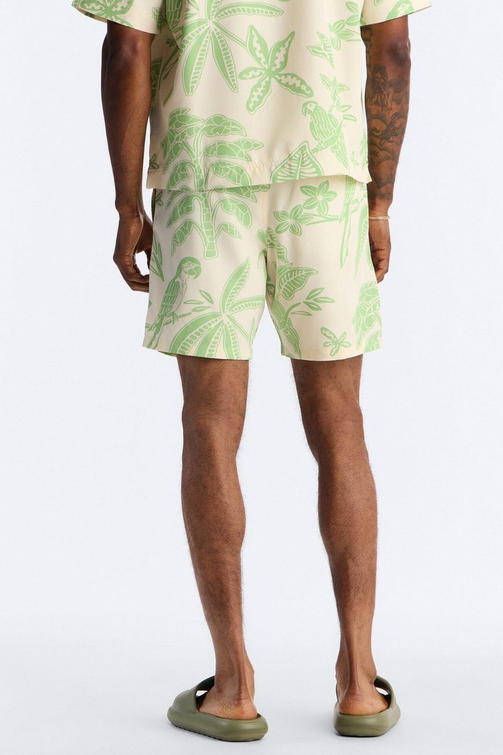 Azure Paradise Swim Trunk 7″ - Olive