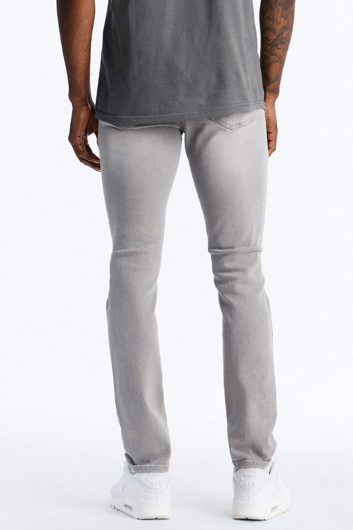 Essential Destroyed Skinny Stretch Jean - Grey