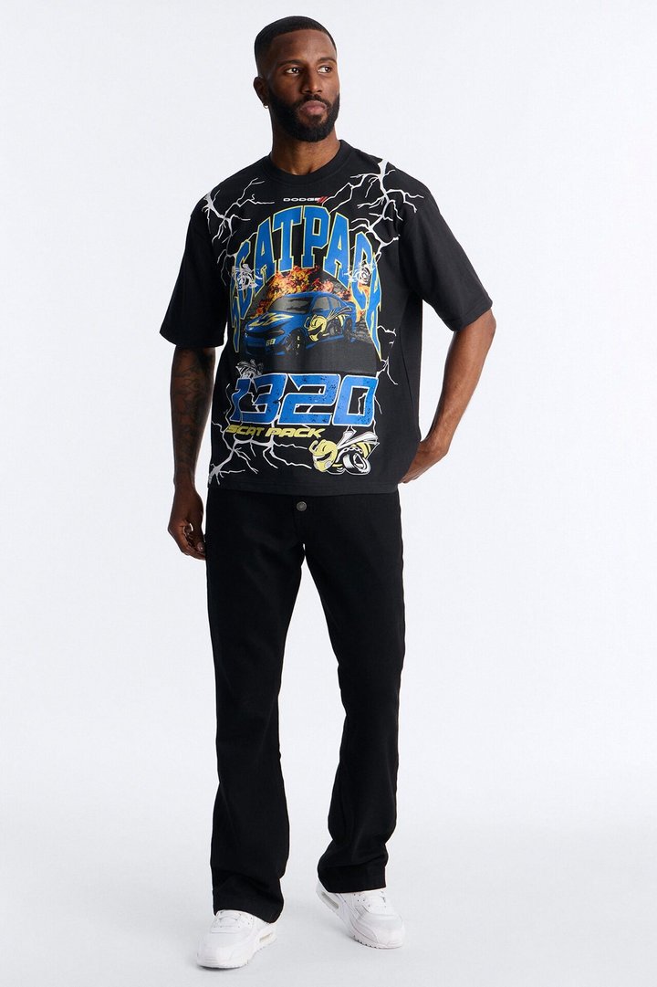 Dodge Scat Pack 1320 Short Sleeve Tee - Black