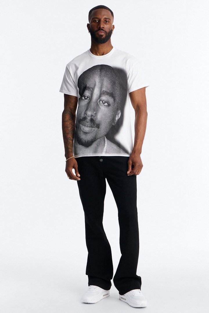 2pac All Eyez On Me Forever Short Sleeve Tee - White