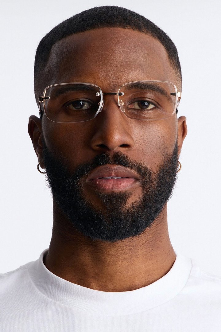 Seeing Double Sunglasses - Clear/Gold